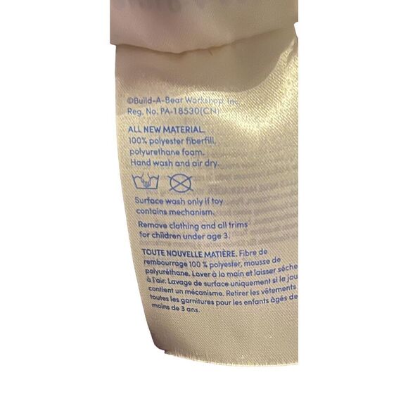 Build-A-Bear Workshop Multicolor Rainbow Pastel Bear Plush Stuffed Animal Toy - Picture 4 of 11